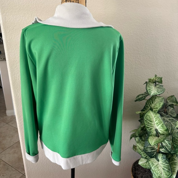 Vintage 90s Puma Green Track Jacket - Unisex Size L | Retro Zip-Up - Picture 5 of 8